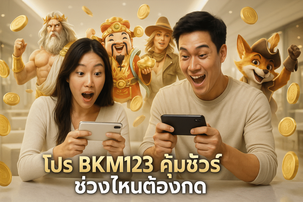 โปร BKM123 คุ้มชัวร์ ช่วงไหนต้องกด