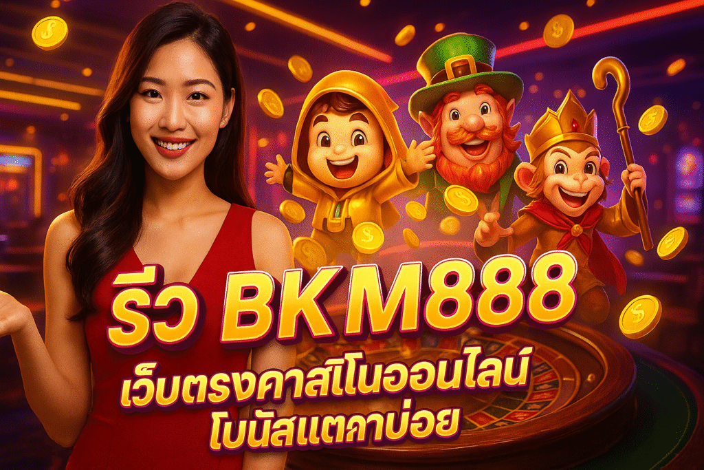 รีวิว BKM888 เว็บตรงคาสิโนออนไลน์ โบนัสแตกบ่อย